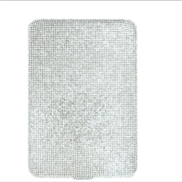 Impressions Vanity LED Light Up Bling Folio Makeup Mirror Silver BNIB